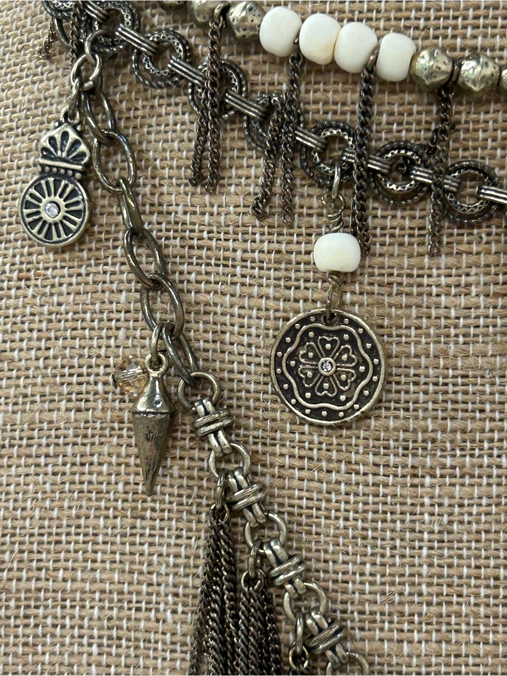 Retired Silpada K&R Bohemian Blossom multi strand convertible necklace. Stunning - Picture 11 of 16